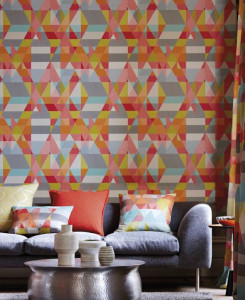 Scion Wallpaper - Axis - Multicolour
