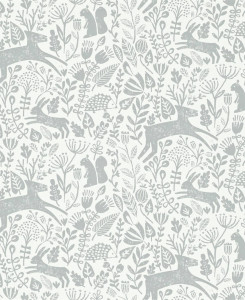 Scion Wallpaper - Kelda - Grey