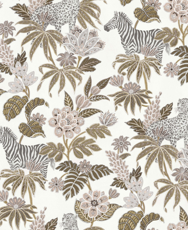 Cristiana Masi Wallpaper - Flora 18521 - Grey