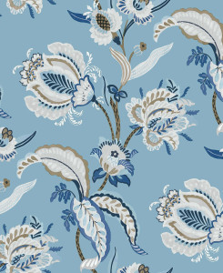 Cristiana Masi Wallpaper - Flora 18553 - Blue