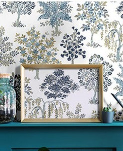 Cristiana Masi Wallpaper - Flora 18556 - Blue