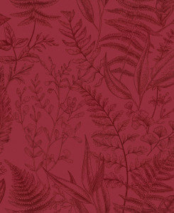 Cristiana Masi Wallpaper - Flora 18564 - Red
