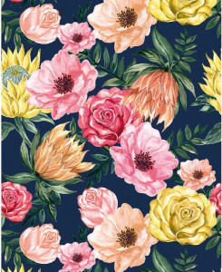 Caselio Wallpanel - Blossom - Multicolour