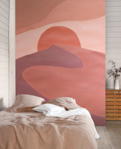 Pannello Decorativo Caselio - Sunset Desert - Rosa