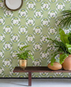 Cole & Son Wallpaper - Ardmore Cameos - Green