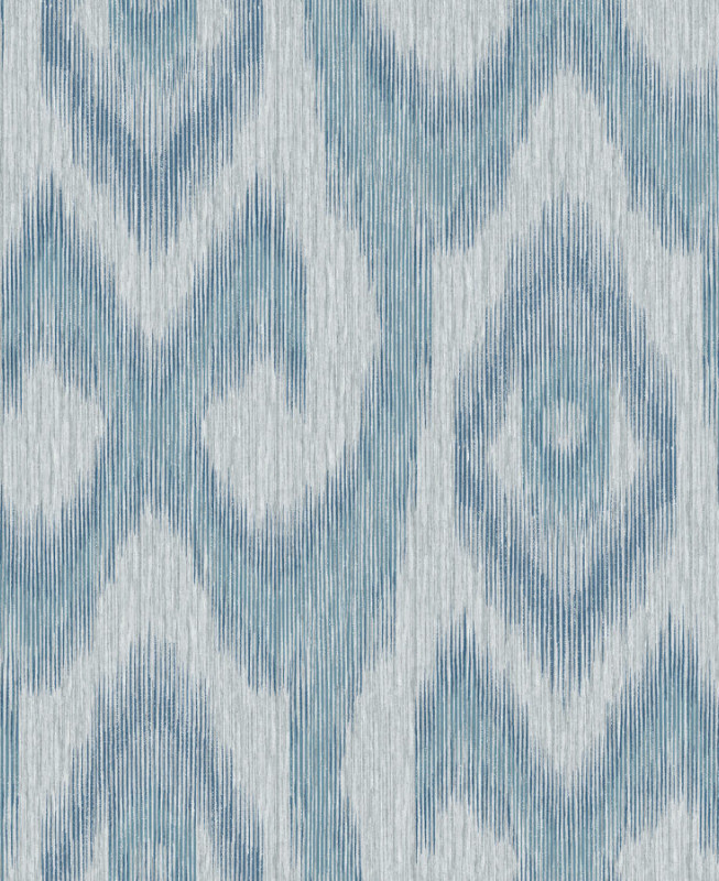 Omexco Wallpaper - Ikat - Blue