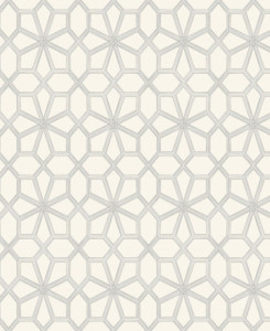 Cole & Son Wallpaper - Wolsey Stars - Soot on Snow
